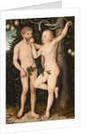 Adam and Eve by Lucas Cranach the Elder