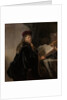 A Scholar Seated at a Desk (Scholar at his Study) by Rembrandt van Rhijn