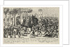 Saint Catherine protects Charles IV during the Pisan popular revolt in May 1355 by Matthäus Küsel