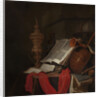 Still life with musical instruments and books (Vanitas) by Jan Vermeulen
