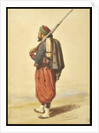 Zouave by Auguste Delacroix