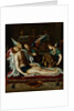 The Body of Christ Anointed by Two Angels by Alessandro Allori