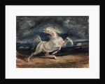 Horse Frightened by Lightning by Eugène Delacroix
