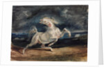 Horse Frightened by Lightning by Eugène Delacroix