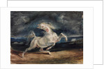 Horse Frightened by Lightning by Eugène Delacroix