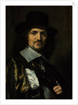 Portrait of the painter Jan Asselijn by Frans I Hals