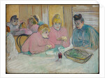 The Ladies in the Dining Room by Henri de Toulouse-Lautrec