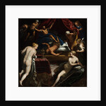 Hercules Expelling the Faun from Omphales Bed by Jacopo Tintoretto