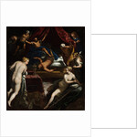 Hercules Expelling the Faun from Omphales Bed by Jacopo Tintoretto