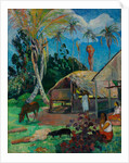 The Black Pigs by Paul Eugéne Henri Gauguin