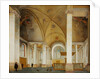 The Nieuwe Kerk in Haarlem by Pieter Saenredam