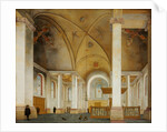 The Nieuwe Kerk in Haarlem by Pieter Saenredam
