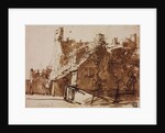 Farmhouse in Sunlight by Rembrandt van Rhijn