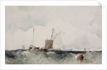 At the English Coast by Richard Parkes Bonington