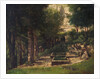 The Spring in Fouras (A painter and his model) by Gustave Courbet