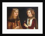 Wedding portrait of Ladislaus the Posthumous and Magdalena of Valois by Anonymous