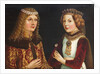 Wedding portrait of Ladislaus the Posthumous and Magdalena of Valois by Anonymous