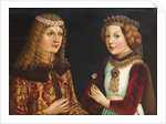 Wedding portrait of Ladislaus the Posthumous and Magdalena of Valois by Anonymous