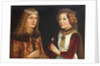 Wedding portrait of Ladislaus the Posthumous and Magdalena of Valois by Anonymous