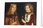 Wedding portrait of Ladislaus the Posthumous and Magdalena of Valois by Anonymous
