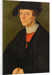 Portrait of a 19-year-old young man in black clothes by Lucas Cranach the Elder
