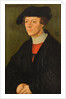 Portrait of a 19-year-old young man in black clothes by Lucas Cranach the Elder