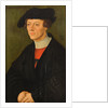 Portrait of a 19-year-old young man in black clothes by Lucas Cranach the Elder