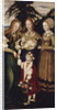 Altarpiece with the Martyrdom of Saint Catharine, left wing: The Saints Dorothea, Agnes and Cunigund by Lucas Cranach the Elder