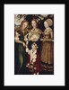 Altarpiece with the Martyrdom of Saint Catharine, left wing: The Saints Dorothea, Agnes and Cunigund by Lucas Cranach the Elder