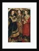 Altarpiece with the Martyrdom of Saint Catharine, right wing: The Saint Barbara, Ursula and Margaret by Lucas Cranach the Elder