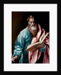 Saint Matthew the Evangelist by Dominico El Greco
