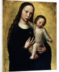 The Virgin Mary with the Child Jesus in a Shirt by Ambrosius Benson