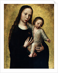 The Virgin Mary with the Child Jesus in a Shirt by Ambrosius Benson