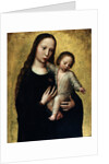 The Virgin Mary with the Child Jesus in a Shirt by Ambrosius Benson