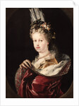Portrait of Queen Maria Luisa of Savoy by Miguel Jacinto Meléndez