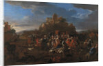Charles Emmanuel II, Duke of Savoy and Françoise Madeleine dOrléans with Royal court by Jan Miel