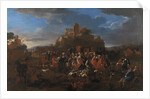 Charles Emmanuel II, Duke of Savoy and Françoise Madeleine dOrléans with Royal court by Jan Miel