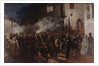 Firemen Running to a Fire by Gustave Courbet