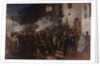 Firemen Running to a Fire by Gustave Courbet