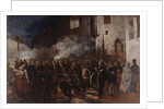 Firemen Running to a Fire by Gustave Courbet