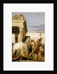 Alexander taming Bucephalus by Giambattista Tiepolo