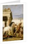Alexander taming Bucephalus by Giambattista Tiepolo