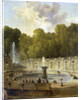 Washerwomen in a park by Hubert Robert