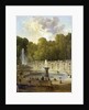 Washerwomen in a park by Hubert Robert