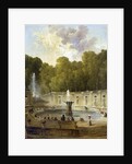 Washerwomen in a park by Hubert Robert
