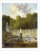Washerwomen in a park by Hubert Robert