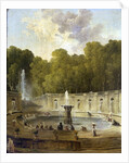 Washerwomen in a park by Hubert Robert