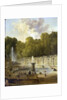 Washerwomen in a park by Hubert Robert