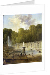Washerwomen in a park by Hubert Robert