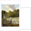 Washerwomen in a park by Hubert Robert